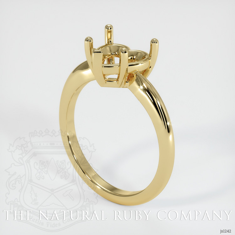 14K Yellow Gold Solitaire Ring Setting