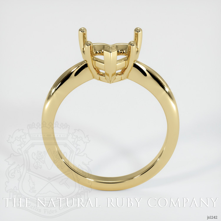 14K Yellow Gold Solitaire Ring Setting