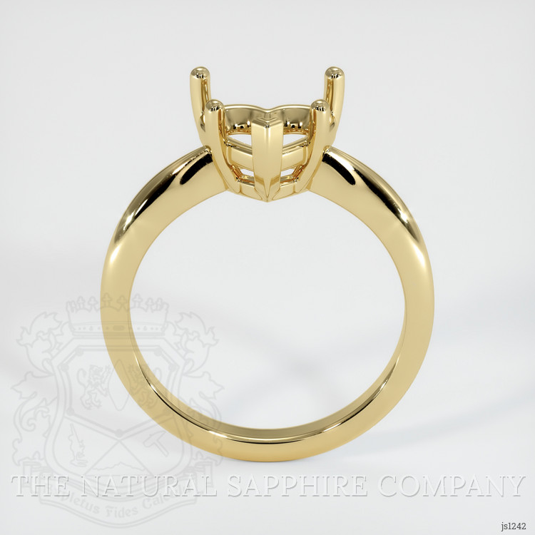 14K Yellow Gold Solitaire Ring Setting