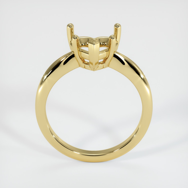 18K Yellow Gold Solitaire Ring Setting