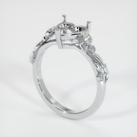 Platinum 950 Accent Stones Ring Setting Video