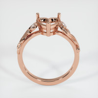 14K Rose Gold Accent Stones Ring Setting Image