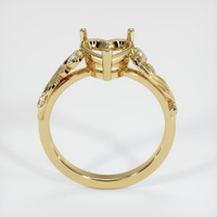 14K Yellow Gold Accent Stones Ring Setting Image