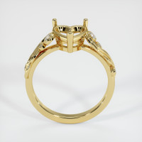 18K Yellow Gold Accent Stones Ring Setting Image