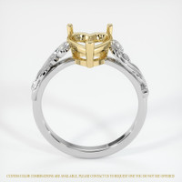 14K Yellow & White Accent Stones Ring Setting Image