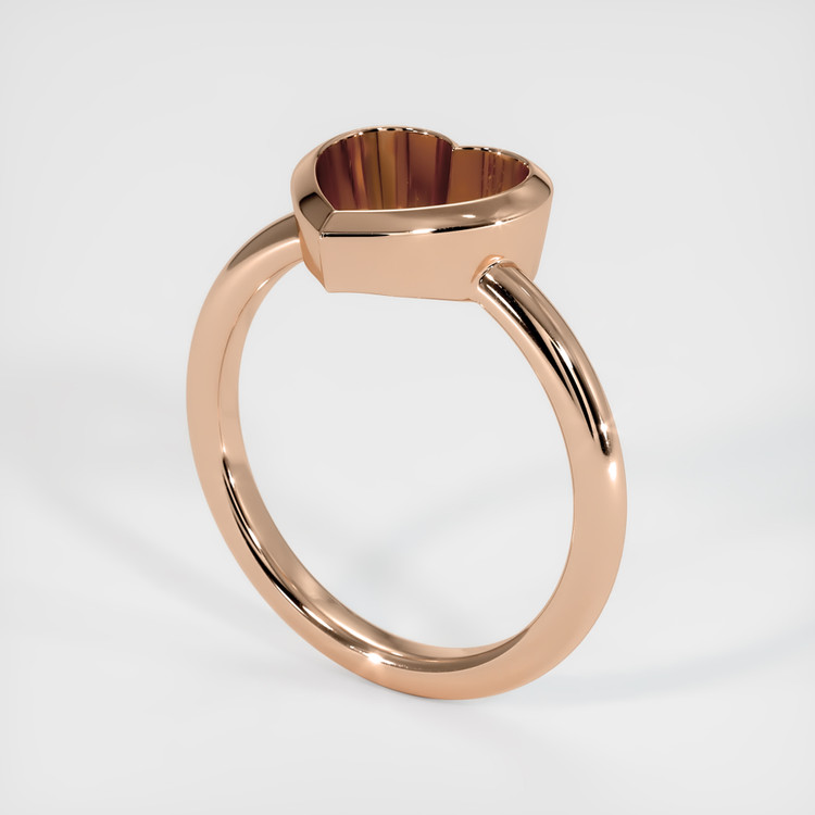 14K Rose Gold Vedic Ring Setting
