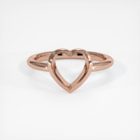 14K Rose Gold Vedic Ring Setting Image
