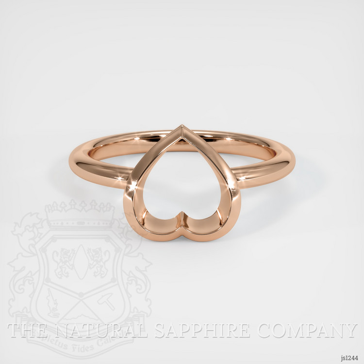 14K Rose Gold Vedic Ring Setting