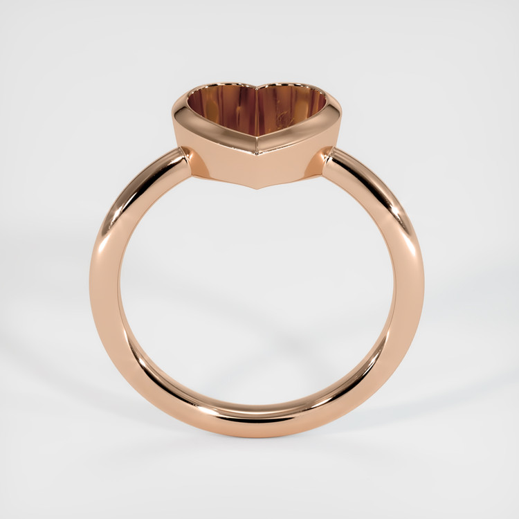 14K Rose Gold Vedic Ring Setting