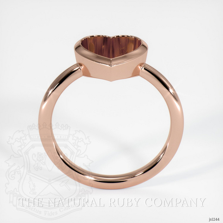 14K Rose Gold Vedic Ring Setting