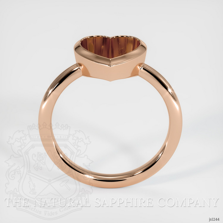 14K Rose Gold Vedic Ring Setting