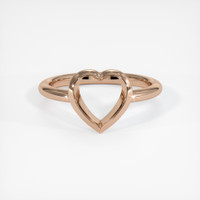 18K Rose Gold Vedic Ring Setting Image