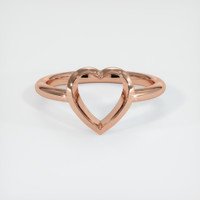 18K Rose Gold Vedic Ring Setting Image