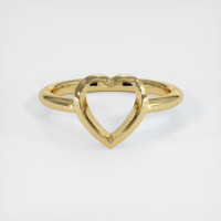 14K Yellow Gold Vedic Ring Setting Image