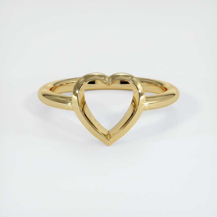 14K Yellow Gold Vedic Ring Setting