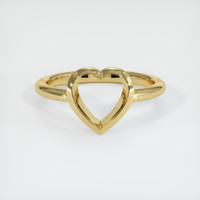 18K Yellow Gold Vedic Ring Setting Image