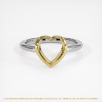 14K Yellow & White Vedic Ring Setting Image