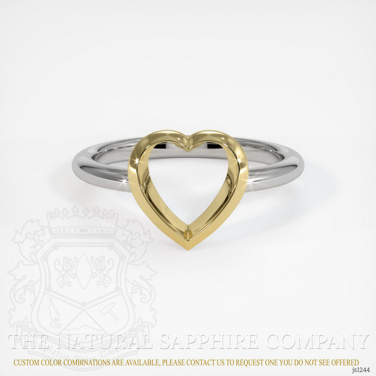 14K Yellow & White Vedic Ring Setting