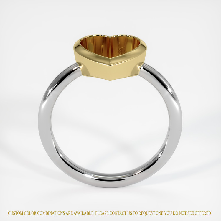 14K Yellow & White Vedic Ring Setting