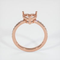 14K Rose Gold Pave Ring Setting Image