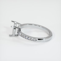 Silver Pave Ring Setting Image