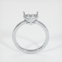 10K White Gold Pave Ring Setting Image