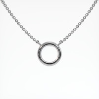 10K White Gold Bezel Necklace Setting Video