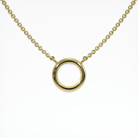 10K Yellow Gold Bezel Necklace Setting Video