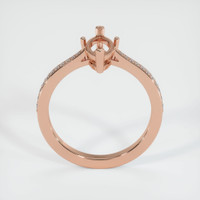 14K Rose Gold Pave Ring Setting Image