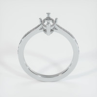 14K White Gold Pave Ring Setting Image