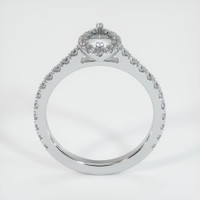 Silver Pave Ring Setting Image