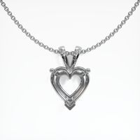 Platinum 950 Solitaire Pendant Setting Video