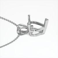 Platinum 950 Solitaire Pendant Setting Image