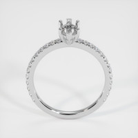 18K White Gold Pave Ring Setting Image