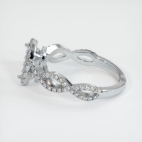 10K White Gold Pave Ring Setting Image
