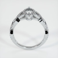 10K White Gold Pave Ring Setting Image