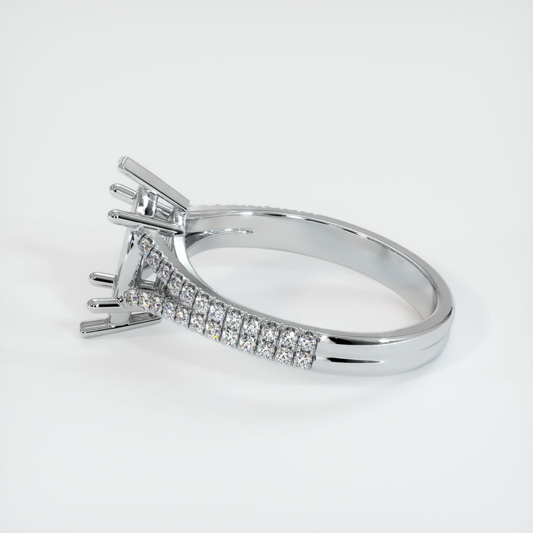Platinum 950 Pave Ring Setting