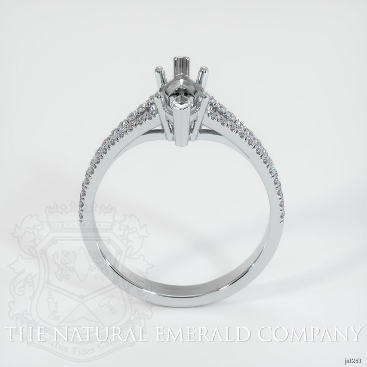 Platinum 950 Pave Ring Setting