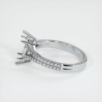 18K White Gold Pave Ring Setting Image