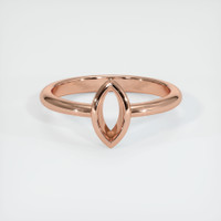 14K Rose Gold Vedic Ring Setting Image