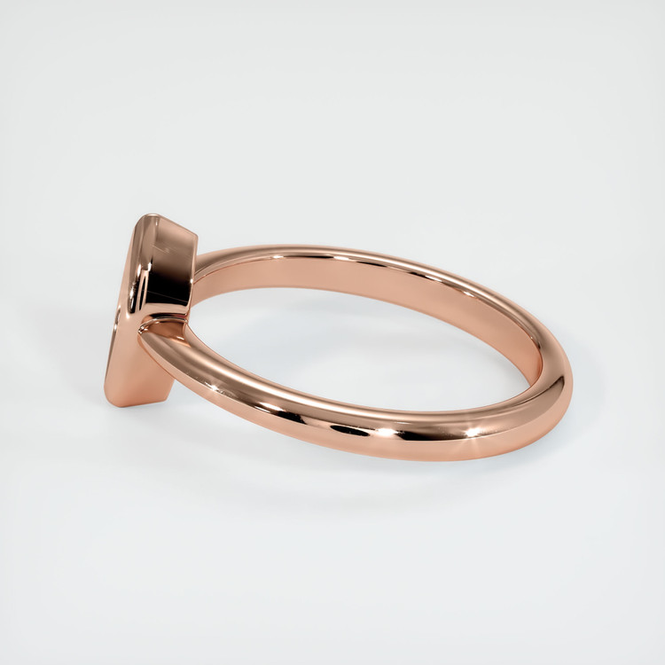 14K Rose Gold Vedic Ring Setting