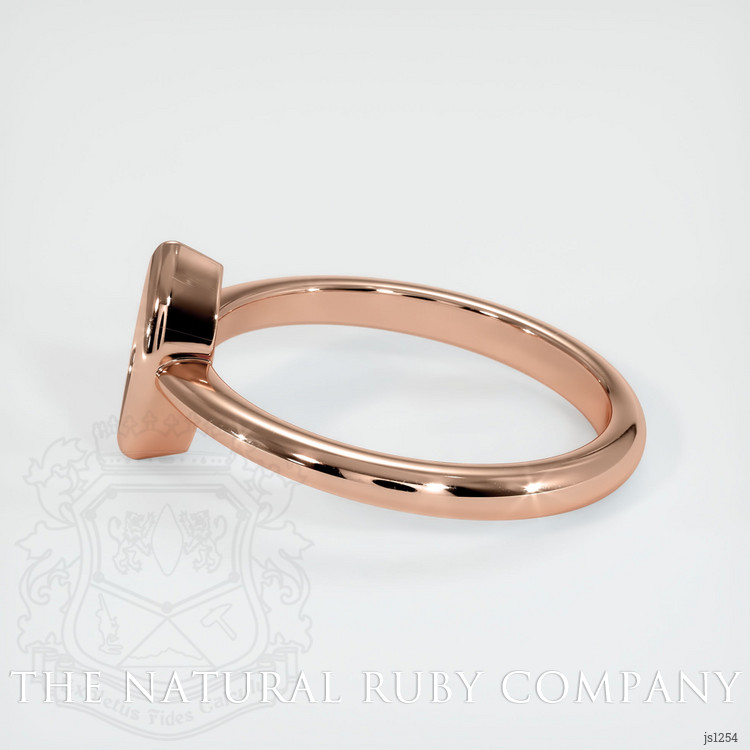 14K Rose Gold Vedic Ring Setting