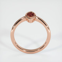 14K Rose Gold Vedic Ring Setting Image