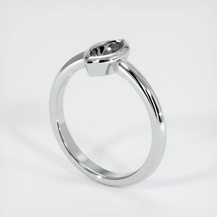 14K White Gold Vedic Ring Setting