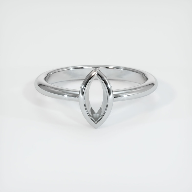 14K White Gold Vedic Ring Setting