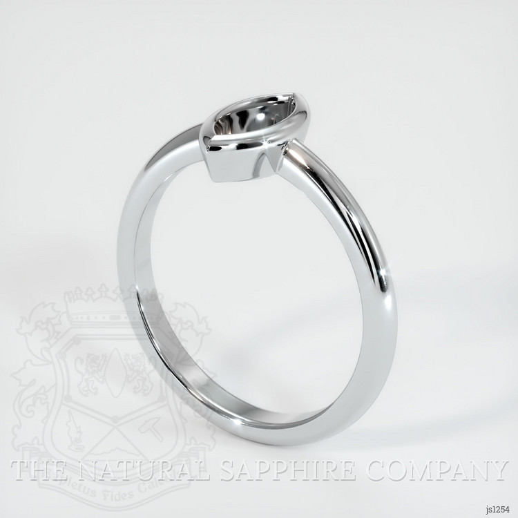 18K White Gold Vedic Ring Setting
