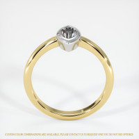 18K White & Yellow Vedic Ring Setting Image