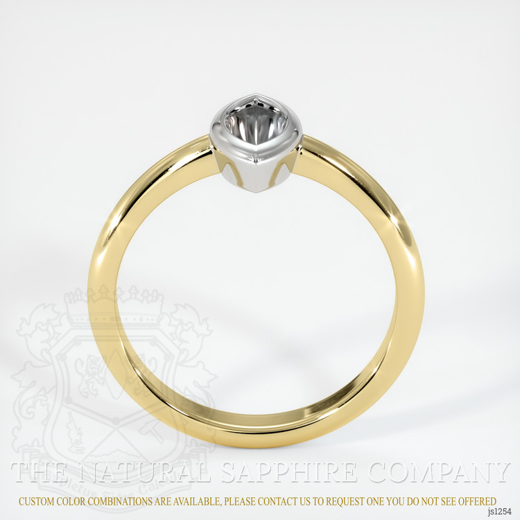 18K White & Yellow Vedic Ring Setting