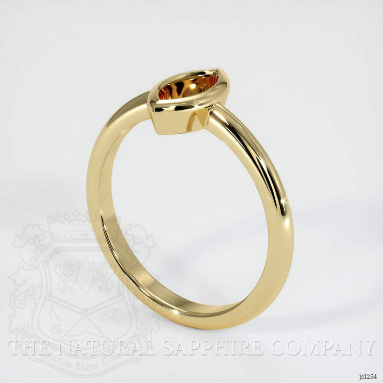 14K Yellow Gold Vedic Ring Setting
