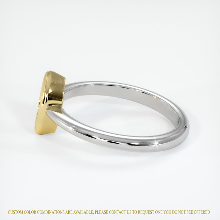 14K Yellow & White Vedic Ring Setting